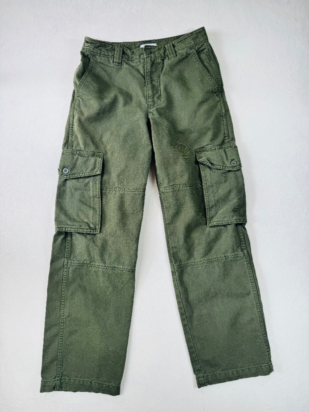 TNA Olive Green Wide Leg Cargo Pants size 2